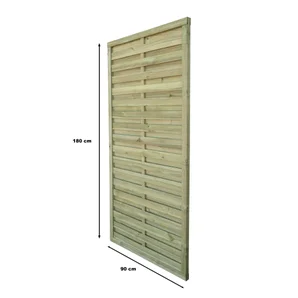 Panneau Bois Luna Naturel, H.180 X L.90 Cm