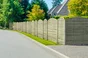 Poteau bois carré Luna beige, l.9 x P.9 x H.240 cm