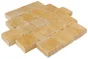 Pavé Béton Tarnis, Jaune L.12.5 Cm X L.12.5 Cm X Ep.40 Mm