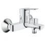 Mitigeur mécanique de baignoire, chrome brillant, Grohe Start Clova