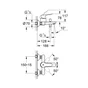 Mitigeur mécanique de baignoire, chrome brillant, Grohe Start Clova