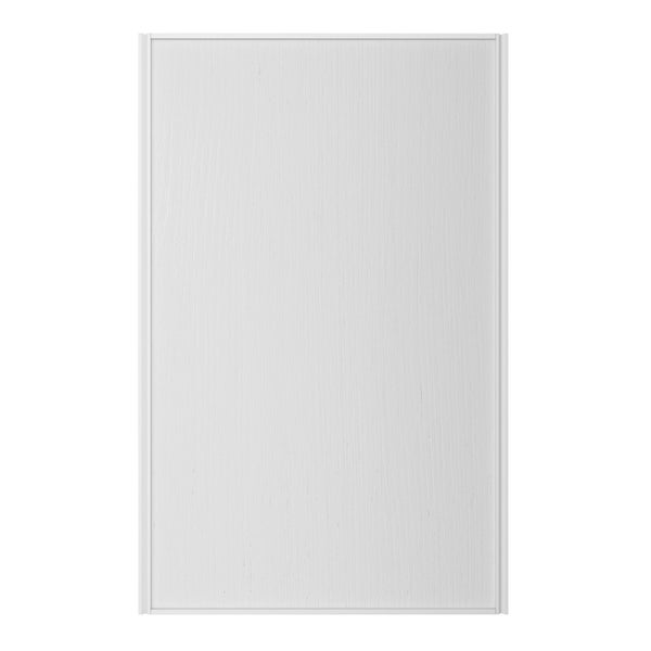 Porte de placard coulissant Snow frêne blanc l.76.2xH.120cm