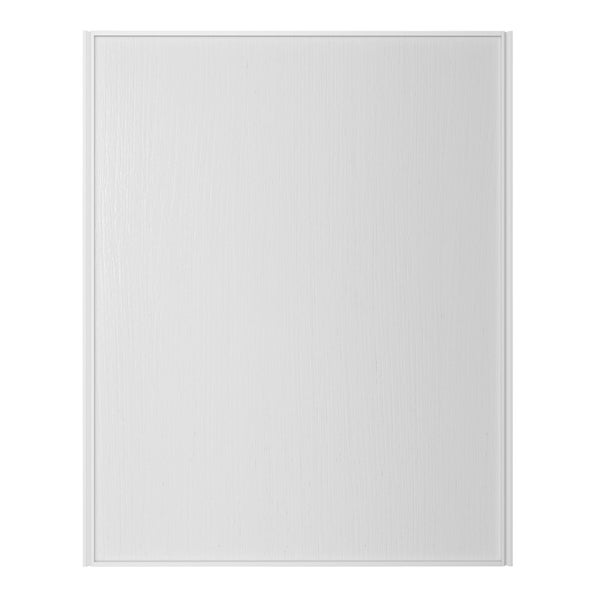 Porte de placard coulissant Snow frêne blanc l.96.2xH.120cm