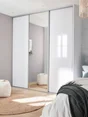 Porte de placard coulissant Shine blanc brillant l.76.2xH.250cm