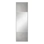 Porte de placard coulissant Ciment effet béton factory/miroir l.76.2xH.250cm