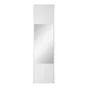 Porte de placard coulissant Snow effet frêne blanc/miroir l.66.2xH.250cm