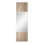 Porte de placard coulissant Dakota effet chêne dakota/miroir l.76.2xH.250cm