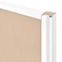 Porte de placard coulissant Dakota effet chêne dakota/miroir l.76.2xH.250cm