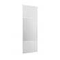 Porte de placard coulissant Snow effet frêne blanc/miroir l.96.2xH.250cm