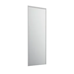 Porte de placard coulissant Reflet gris miroir argent l.76.2xH.250cm