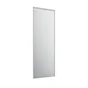 Porte de placard coulissant Reflet gris miroir argent l.76.2xH.250cm