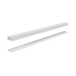 Paire de rails SPACEO blanc L.130 cm