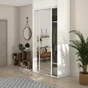 Paire de rails SPACEO blanc L.130 cm