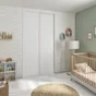 Paire de rails SPACEO blanc L.130 cm