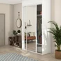 Paire de rails SPACEO blanc L.150 cm