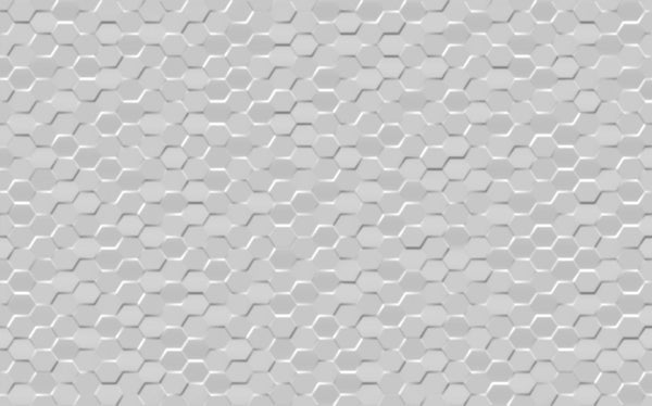 Décor Mur Medio Relief Blanc Brillant L.9.2 X L.40 Cm, Frosty