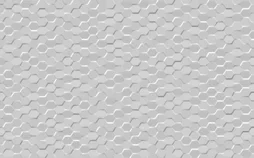 Décor Mur Medio Relief Blanc Brillant L.9.2 X L.40 Cm, Frosty