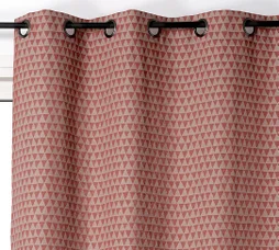 Rideau Tamisant, Coton, Miniback Brique L.140 X H.260 Cm Linder