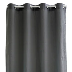 Rideau tamisant, Metis gris l.135 x H.260 cm