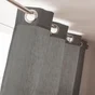 Rideau tamisant, Metis gris l.135 x H.260 cm