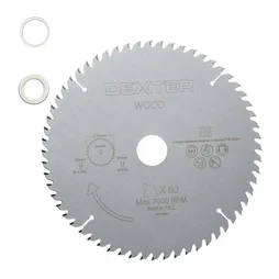 Lame De Scie Circulaire Pour Bois Dur Dexter Coupe Nette 216 X 30 Mm