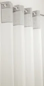 Voilage Tamisant, Tendancia Blanc/Gris L.140 X H.240 Cm