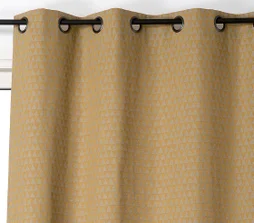 Rideau Tamisant, Coton, Miniback Jaune L.140 X H.260 Cm Linder
