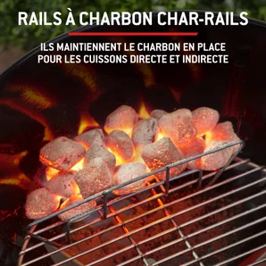 Barbecue au charbon de bois WEBER Master-touch GBS E-5750, noir