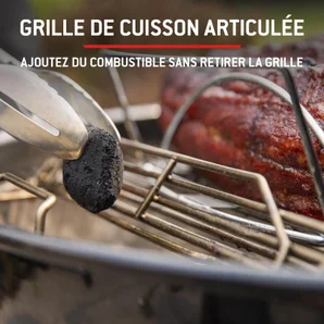 Barbecue au charbon de bois WEBER Master-touch GBS E-5750, noir