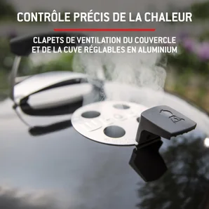 Barbecue au charbon de bois WEBER Master-touch GBS E-5750, noir