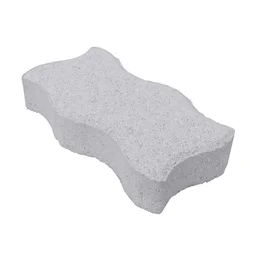 Pavé Béton Vibrocompressé S, Ivoire L.24.5 Cm X L.12.5 Cm X Ep.5 Mm