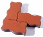Pavé Béton S, Saumon L.24.5 Cm X L.12.5 Cm X Ep.50 Mm