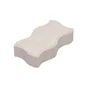 Pavé Béton Vibrocompressé S, Ivoire L.24.5 Cm X L.12.5 Cm X Ep.6 Mm