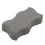 Pavé Béton Vibrocompressé S, Gris Granit L.24.5 Cm X L.12.5 Cm X Ep.6 Mm