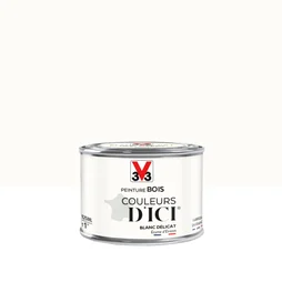 Peinture Bois Extérieur Couleurs D'Ici® V33, Blanc Délicat Velours 0.125 L