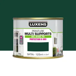 Peinture multimatériaux Extérieur Luxens Vert Mousse Satiné 0.125 L
