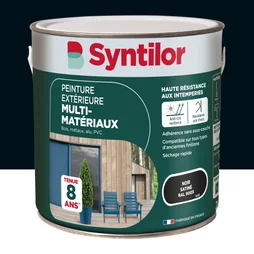 Peinture multimatériaux Extérieur Syntilor Noir Satiné 2 L