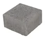 Pavé Béton Korrus, Gris L.12.5 Cm X L.12.5 Cm X Ep.45 Mm