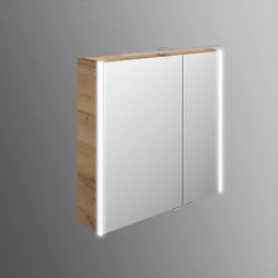 Armoire de toilette, L.73.2 cm, effet de chêne, Feria Image