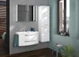 Armoire de toilette lumineuse, l. 93.2 cm H. 70.3 cm, blanc brillant Image