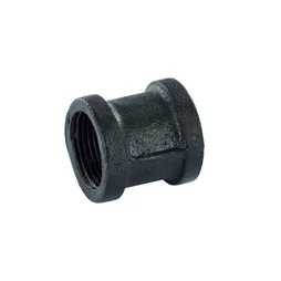 Raccord D25 mm rond noir