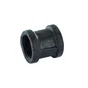 Raccord D25 mm rond noir