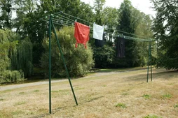 Etendoir à linge pour jardin de 60 mètres, DIRICKX, vert