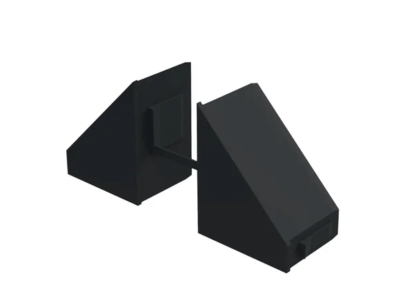 Lot De 10 Demi-Clips En Pvc Klos'Up Noir