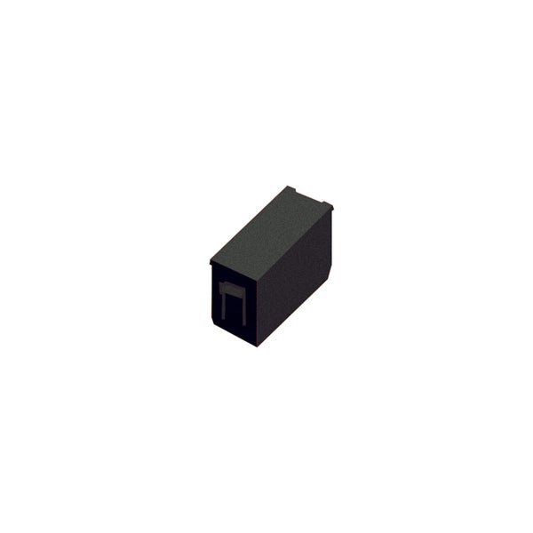 Lot De 10 Entretoises En Plastique Klos-Up ! Noir Sablé L.1 X H.2.5 Cm