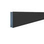 Lame Aluminium Klos-Up ! Naterial Noir Sablé, H.9 X L.145 Cm