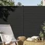 Poteau Aluminium Pour Clôture Klos-Up ! Noir, L.7.5 X P.5.7 X H.230 Cm