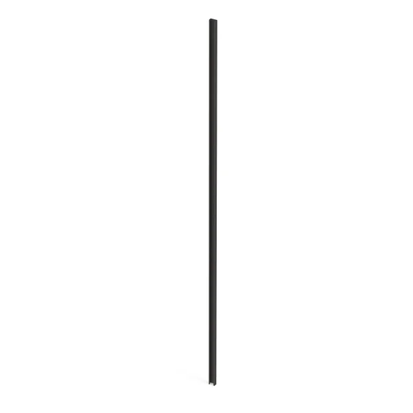 Glissière Aluminium Pour Clôture Klos-Up ! Noir, L.4 X P.2.2 X H.230 Cm