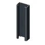 Glissière Aluminium Pour Clôture Klos-Up ! Noir, L.4 X P.2.2 X H.230 Cm