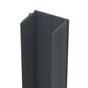 Closoir Pour Poteau Alu Klos-Up ! Gris, H.120 X L.2.5 X P.2.5 Cm